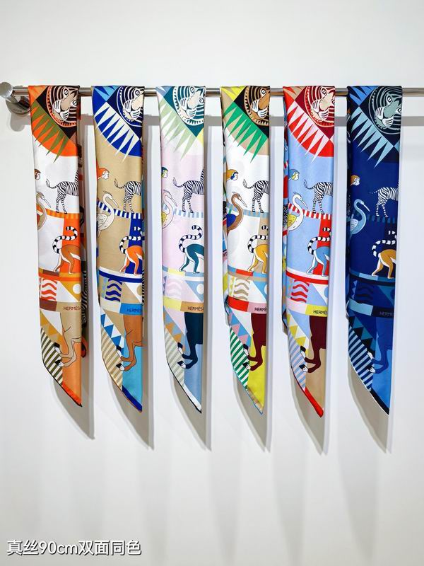 Hermes silk Scarf 90X90cm E041709